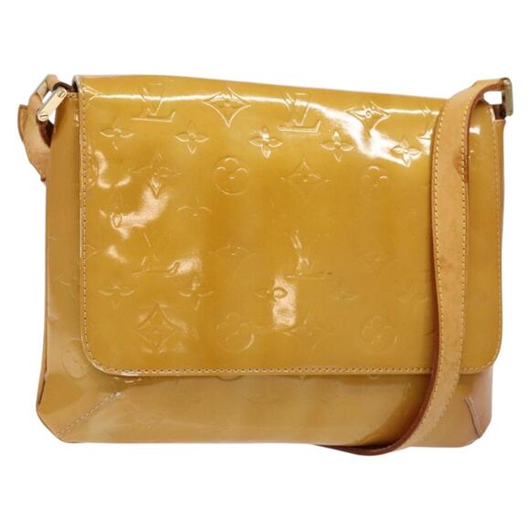LOUIS VUITTON Monogram Vernis Thompson Street Bag Beige M91301 - Picture 1 of 16